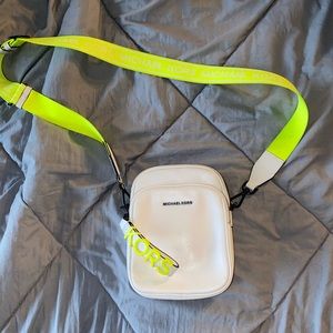 Michael Kors crossbody neon logo body strap